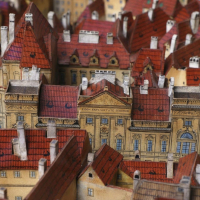 Logo aplikace - Langweil Model of Prague